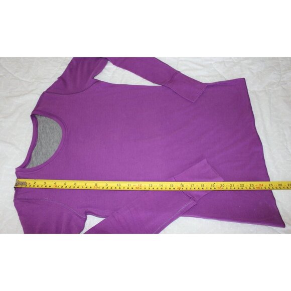 Lululemon - Cabin Long Sleeve Tee, Reversible - Heathered Plum, Grey - 6 or Sml - Picture 5 of 5